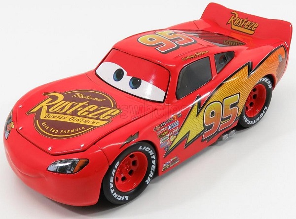 Модель 1:24 WALT DISNEY Saetta Lightning Mcqueen N 95 - Cars 1 - Movie, Red