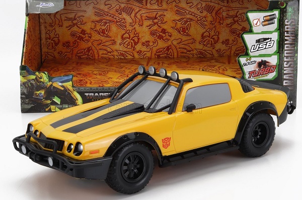 chevrolet camaro coupe (1977) - bumblebee transformers v l'ultimo cavaliere, yellow black 253116003-34470 Модель 1:16
