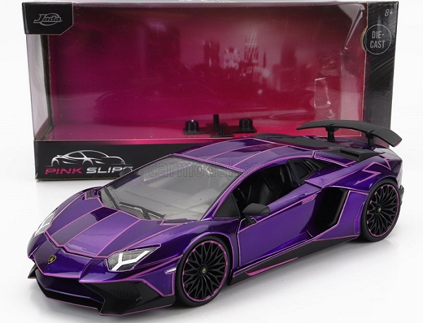 Lamborghini - Aventador Sv 2018 Purple 253293000-34656 Модель 1:24