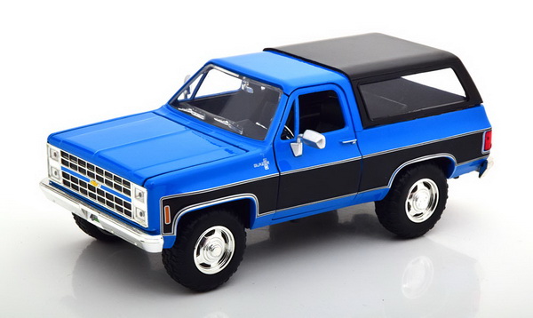 Модель 1:24 Chevrolet K5 Blazer 1980 - Blue/black
