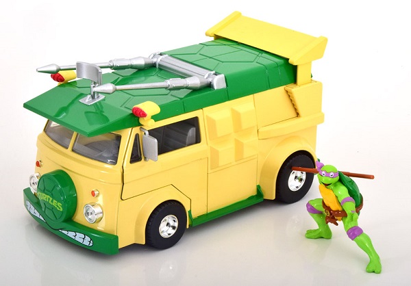 VOLKSWAGEN Party Wagon Donatello Ninja Turtles - Tartarughe Ninja, Yellow Green