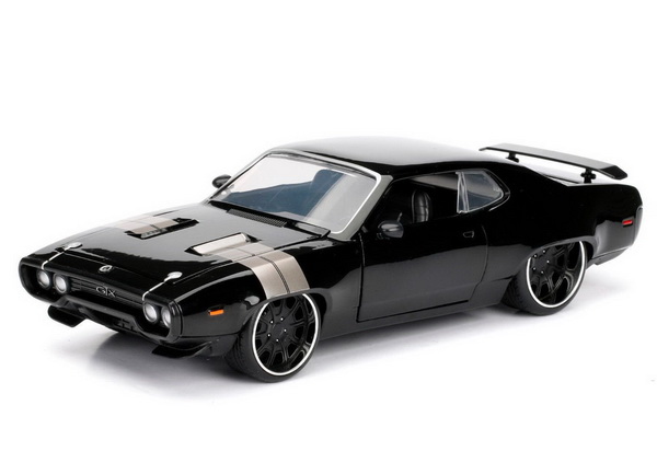 plymouth gtx owned by dom - black 98292 Модель 1:24