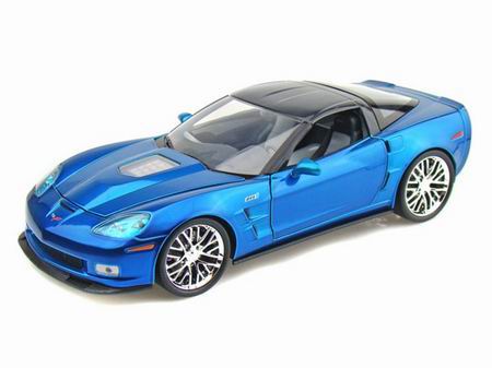 Модель 1:18 Chevrolet Corvette ZR1 - jet stream blue