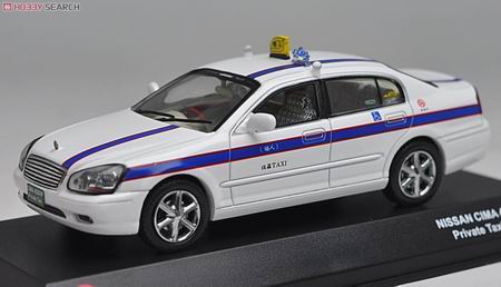 nissan cima f50 «taxi» - white JC08001TX Модель 1:43