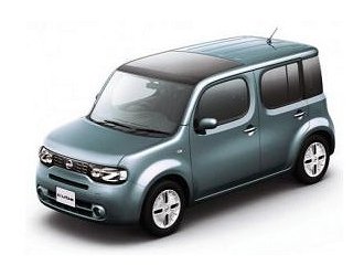 Модель 1:43 Nissan Cube - ash blue (новый кузов)
