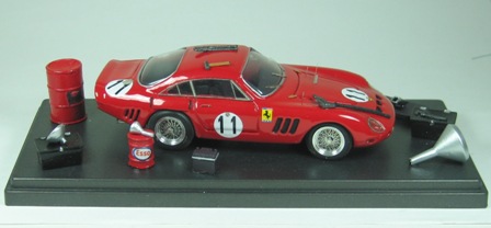Модель 1:43 Ferrari 330 LMB 4.0L V12 Coupe №11 N.A.R.T. 24h Le Mans (Daniel Sexton Gurney - J.Hall) Diorama (L.E.150pcs)