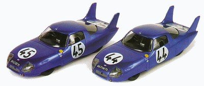 Модель 1:43 Panhard CD №44 / 45 Le Mans (Andre Guilhaudin - Alain Bertaut / Guy Verrier - Pierre Lelong) (Pre-Painted KIT)