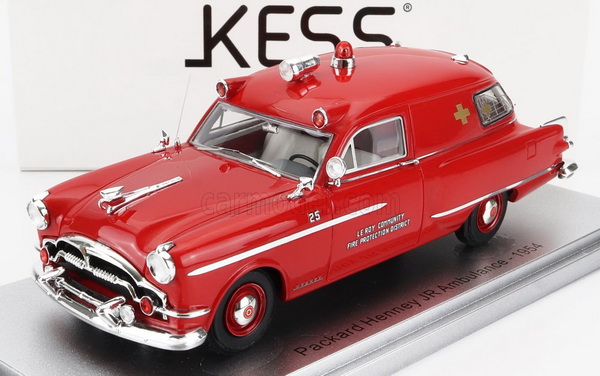 packard henney jr. fire ambulance - red KE43033001 Модель 1:43