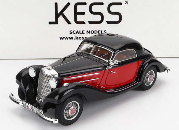 Mercedes-Benz 320N (W142) Combination Coupe 1938 - Red/black KE43037040 Модель 1:43