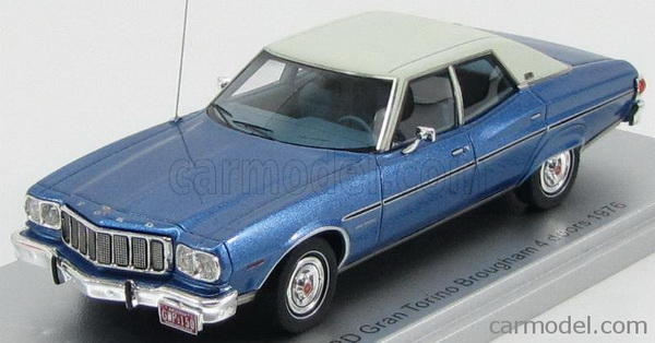Модель 1:43 Ford Gran Torino Brougham (4-door) - blue/white (L.E.175pcs)