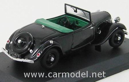 citroen traction 7b cabrio - black E219 Модель 1:43