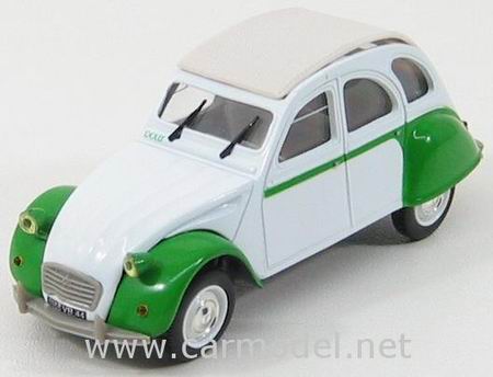 Модель 1:43 Citroen 2CV 6 - white green