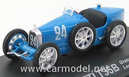 bugatti t35b №24 grand prix sport (louis chiron) - blue EDI003 Модель 1:43