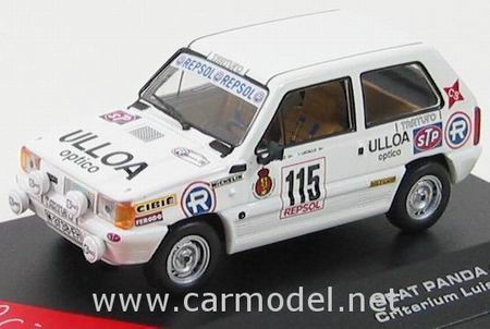 seat fiat panda 45 №115 winner rally criterium luis de baviera (carlos sainz - juanio lacalle) - white SAINZn20 Модель 1:43