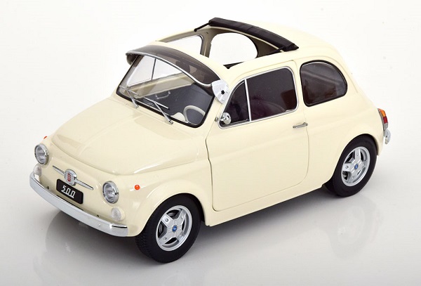 FIAT 500 F Custom with removable soft top - 1968 - cream