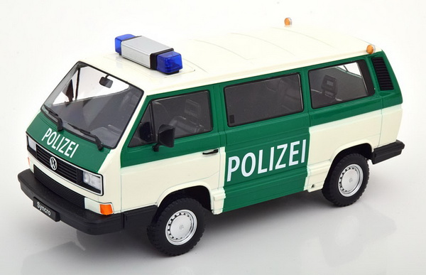 VW Bus T3 Syncro Polizei 1987 KKDC180967 Модель 1:18