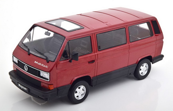 volkswagen t3 multivan magnum - red met KKDC180991 Модель 1:18