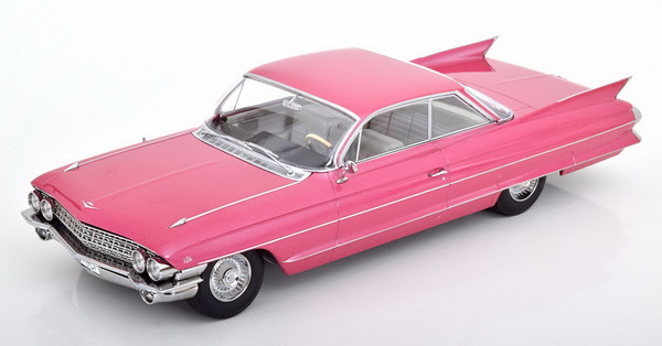 Cadillac Coupe DeVille Series 62 - 1961 - Rosa Met. KKDC181254 Модель 1:18