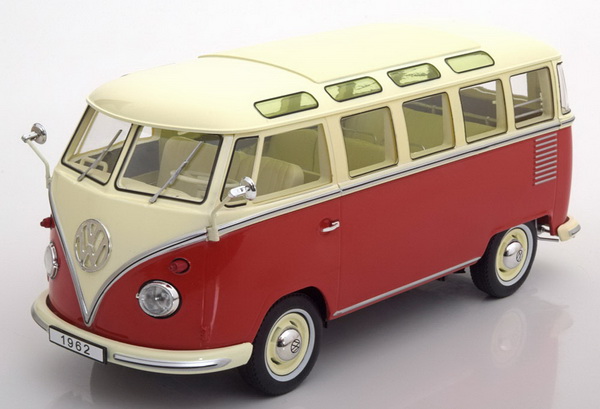 volkswagen bulli t1 samba - red/cream KKDC180151 Модель 1:18