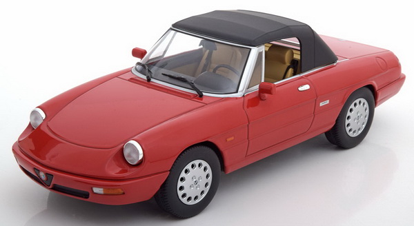 Модель 1:18 Alfa Romeo Spider 4 (Softtop; со съемным верхом) - Red