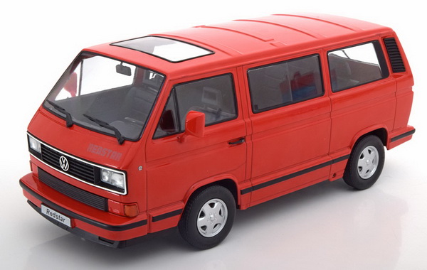 Модель 1:18 Volkswagen Bus T3 - red star