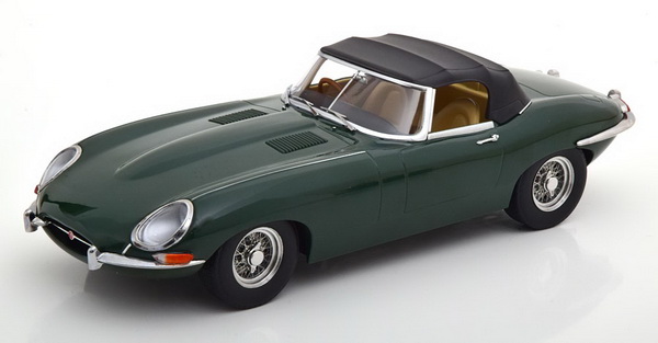 Модель 1:18 Jaguar E-Type Series 1 LHD Convertible (closed) 1961 - green