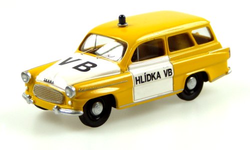 skoda octavia combi «hlidka vb» (патрулирование Общественной Безопасности Чехословакии) - yellow/white C43-180 Модель 1:43