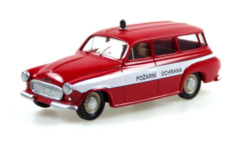Модель 1:43 Skoda 1202 «Pozarni Ochrana» - red/white