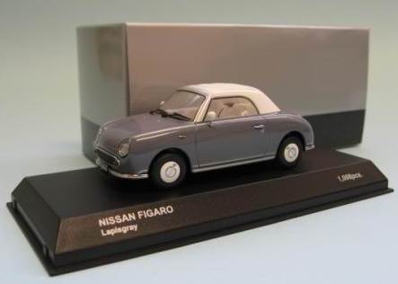 Модель 1:43 Nissan Figaro - lapis gray/purple