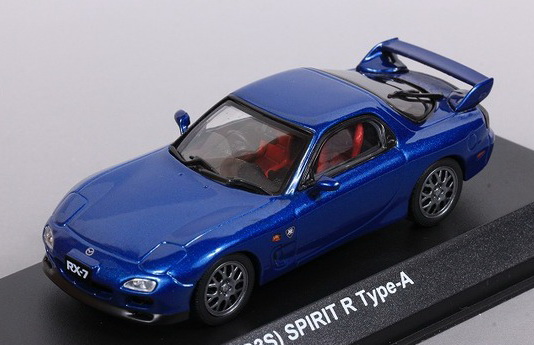 Модель 1:43 Mazda RX-7 (FD3S) Spirit R Type A - innocent blue mica