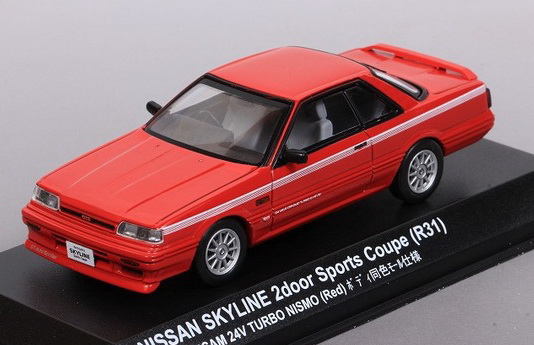 Модель 1:43 Nissan Skyline 2000 GTS Coupe (R31) Nismo Wheel (red)