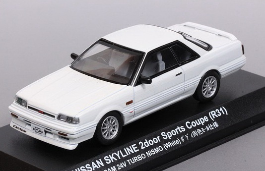 Модель 1:43 Nissan Skyline 2000 GTS Coupe (R31) Nismo Wheel (white)