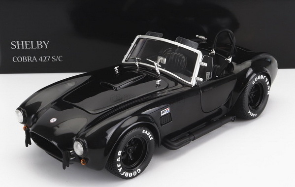 shelby cobra 427 s/c roadster 1962 - black 08047BK Модель 1:18