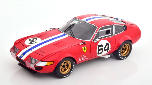 Модель 1:18 Ferrari 365 GTB4 Competizione №64 Daytona (Paul Newman - Milt Minter - Elliott Forbes Robinson)