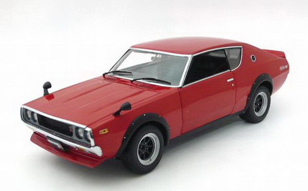 Модель 1:18 Nissan Skyline GT-R 2000 (KPGC110) Street Sports 1972 (red)