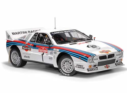 Модель 1:18 Lancia Rally 037 №1 «Martini» Rally Sanremo (Henri Pauli Toivonen - Juha Piironen)