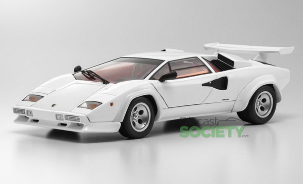 Модель 1:18 Lamborghini Countach LP 500S - white