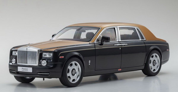 Модель 1:18 Rolls-Royce Phantom EWB - Diamond Black/Arizona Sun