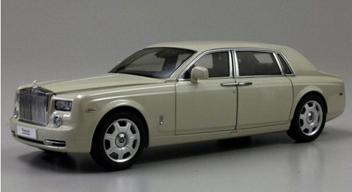 Модель 1:18 Rolls-Royce Phantom EWB - carrara white