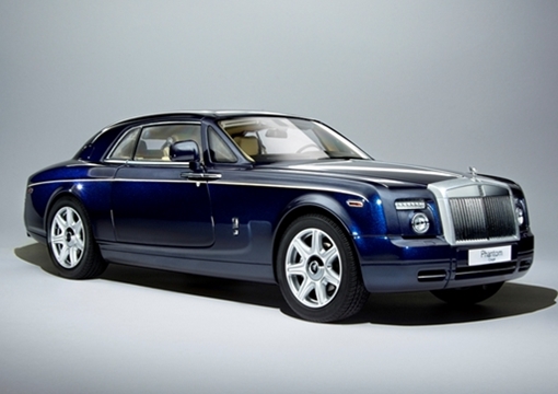 Модель 1:18 Rolls-Royce Phantom Coupe - peacock blue