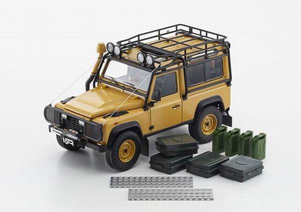 Модель 1:18 Land Rover Defender 90 - yellow