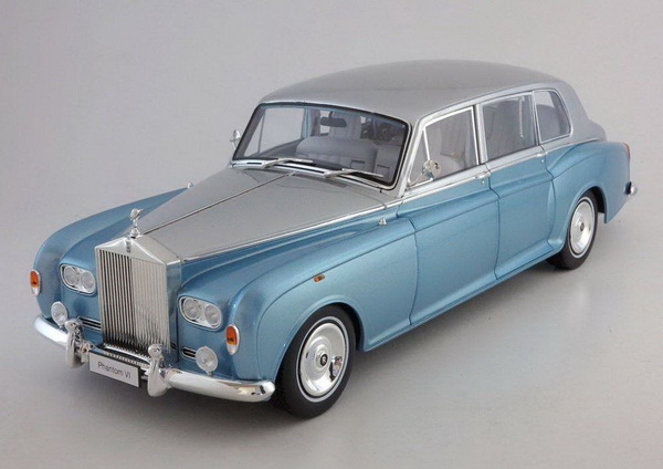 Модель 1:18 Rolls-Royce Phantom VI - blue/silver