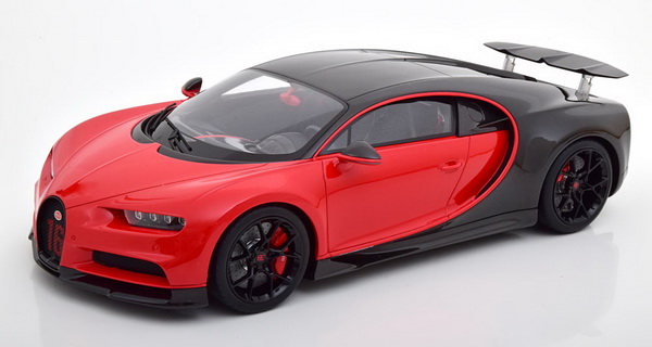 Модель 1:12 Bugatti Chiron Sport - red/black