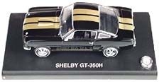 shelby gt 350 h - black/gold stripe 03122Hb Модель 1:43