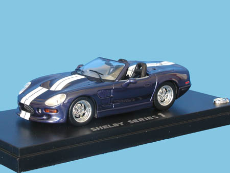 Модель 1:43 Shelby Series 1 - blue/white