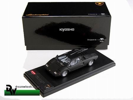 Модель 1:43 Lamborghini Countach LP 400 - black (MR for KYOSHO)
