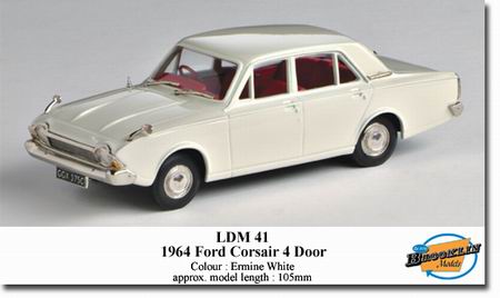 ford corsair 4-door - white LDM41 Модель 1:43