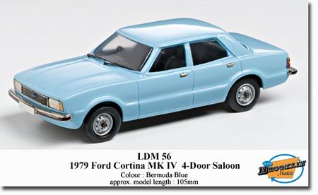 Модель 1:43 Ford Cortina Mk IV (4-door) Saloon