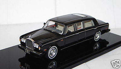 rolls-royce silver shadow ii limousine (open door) - black LC0024B Модель 1:43