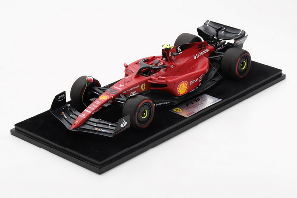 Модель 1:18 Ferrari F1-75 №55 GP Bahrain (Carlos Sainz Jr.)